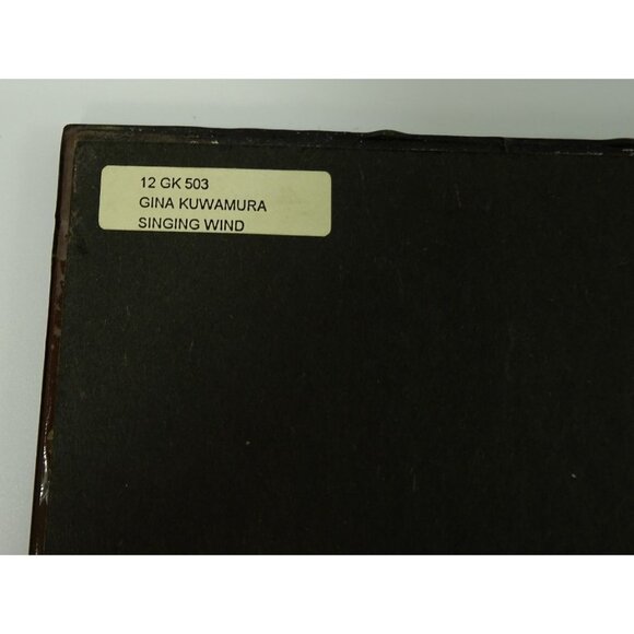 Gina Kuwamura Art Tiles Pair Singing Wind and Hopi Kachina Sunface 12x12in - Picture 9 of 13